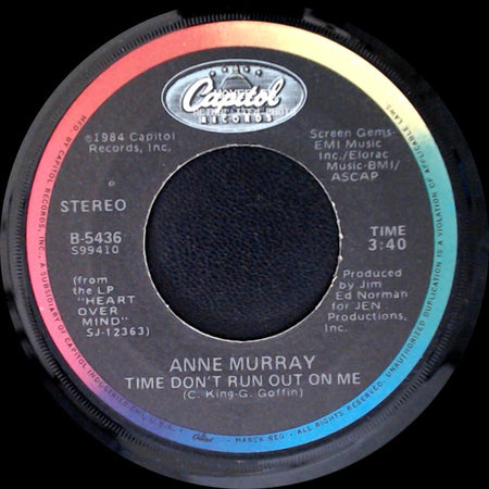 Anne Murray - Time Don't Run Out On Me / Let Your Heart Do The Talking side A