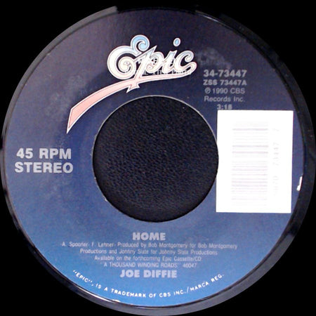 Joe Diffie - Liquid Heartache / Home side B