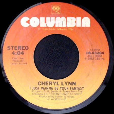 Cheryl Lynn - If This World Were Mine / I Just Wanna Be Your Fantasy side B