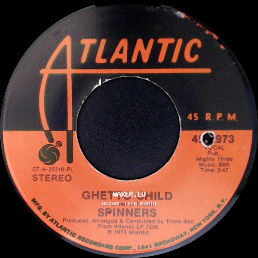 Spinners - We Belong Together / Ghetto Child side B