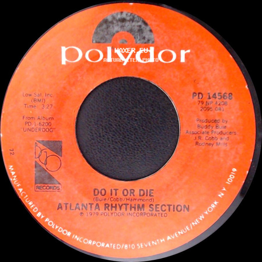 Atlanta Rhythm Section - Do It Or Die / My Song side A