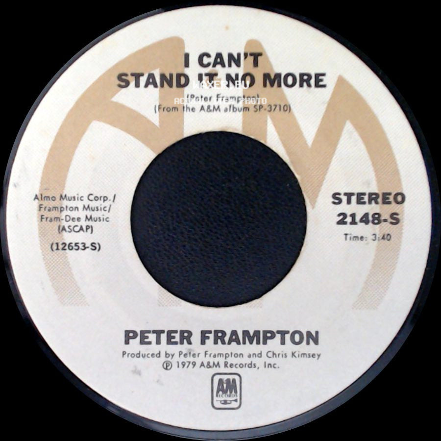 Peter Frampton - I Can't Stand It No More / May I Baby side A