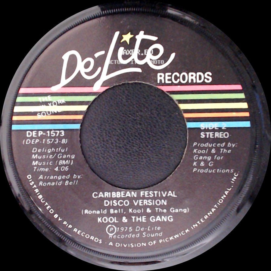 Kool & The Gang - Caribbean Festival / Caribbean Festival Disco Version side B