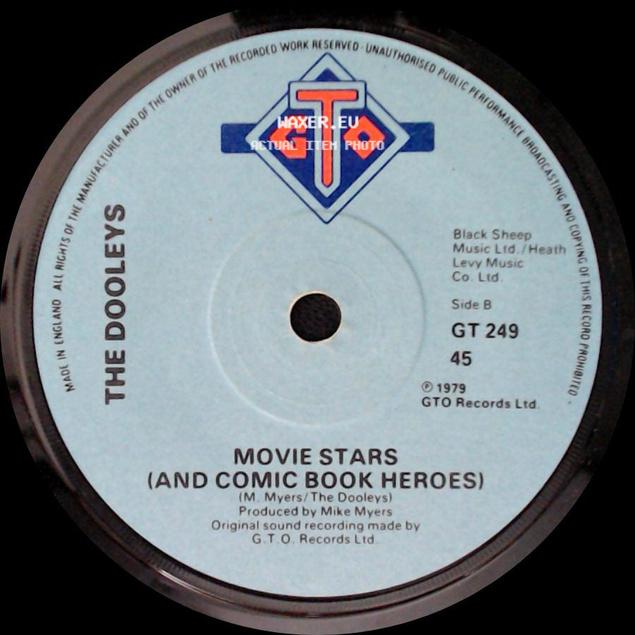 The Dooleys - Wanted / Movie Stars (And Comic Book Heroes) side B