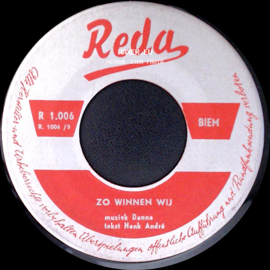 Unknown Artist - Zo Winnen Wij / Ieder Worp In De Korf (Basket Mars) side A