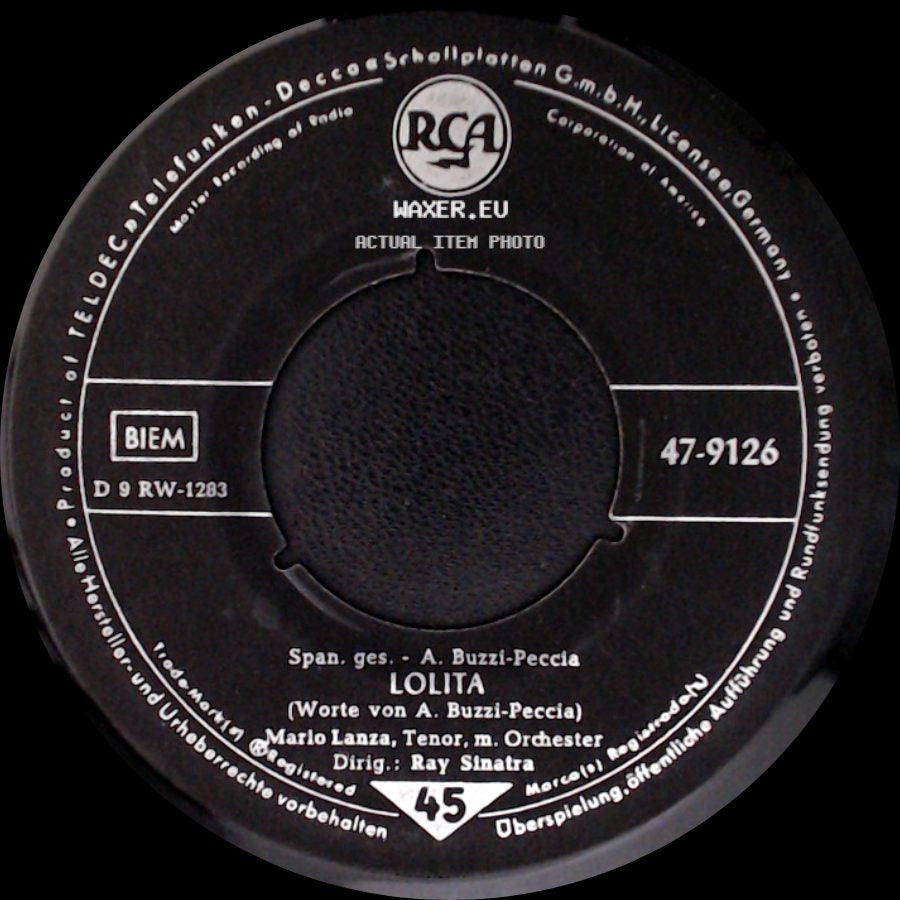 Mario Lanza - Lolita / Granada side A