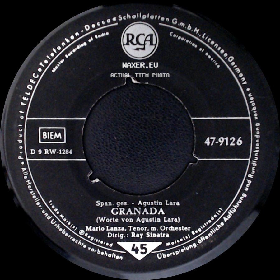 Mario Lanza - Lolita / Granada side B