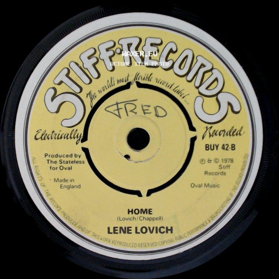 Lene Lovich - Home / Lucky Number side A