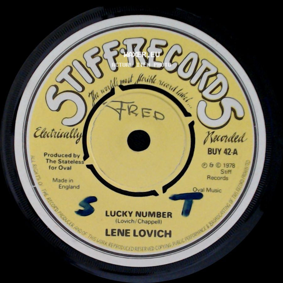Lene Lovich - Home / Lucky Number side B