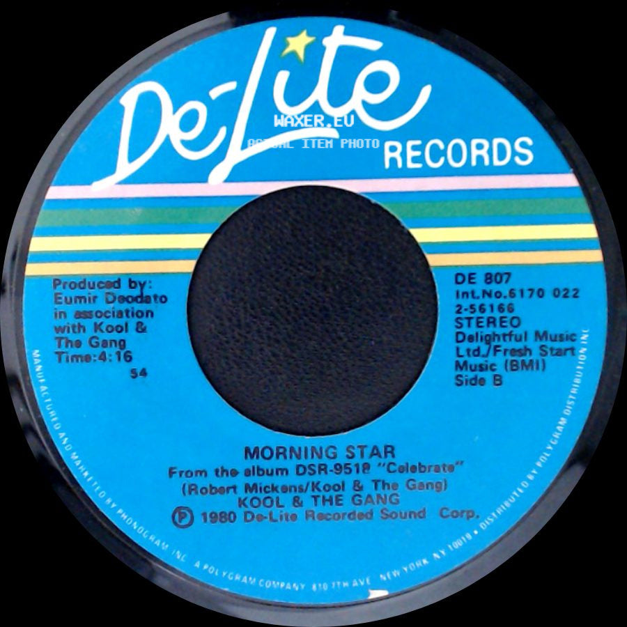 Kool & The Gang - Celebration / Morning Star side B