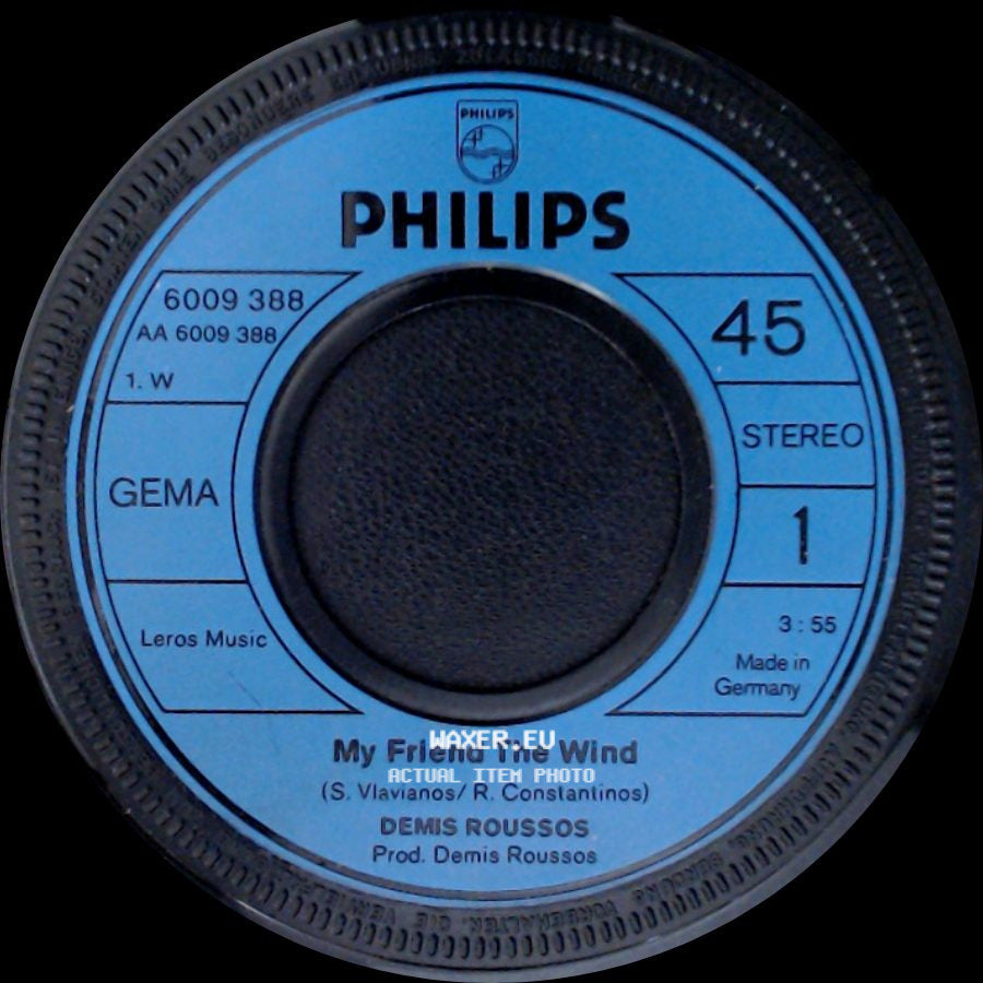 Demis Roussos - My Friend The Wind / Lay It Down side A