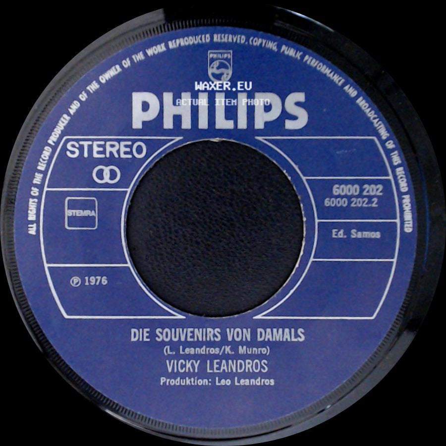 Vicky Leandros - Die Souvenirs Von Damals / Tango D'amor side A
