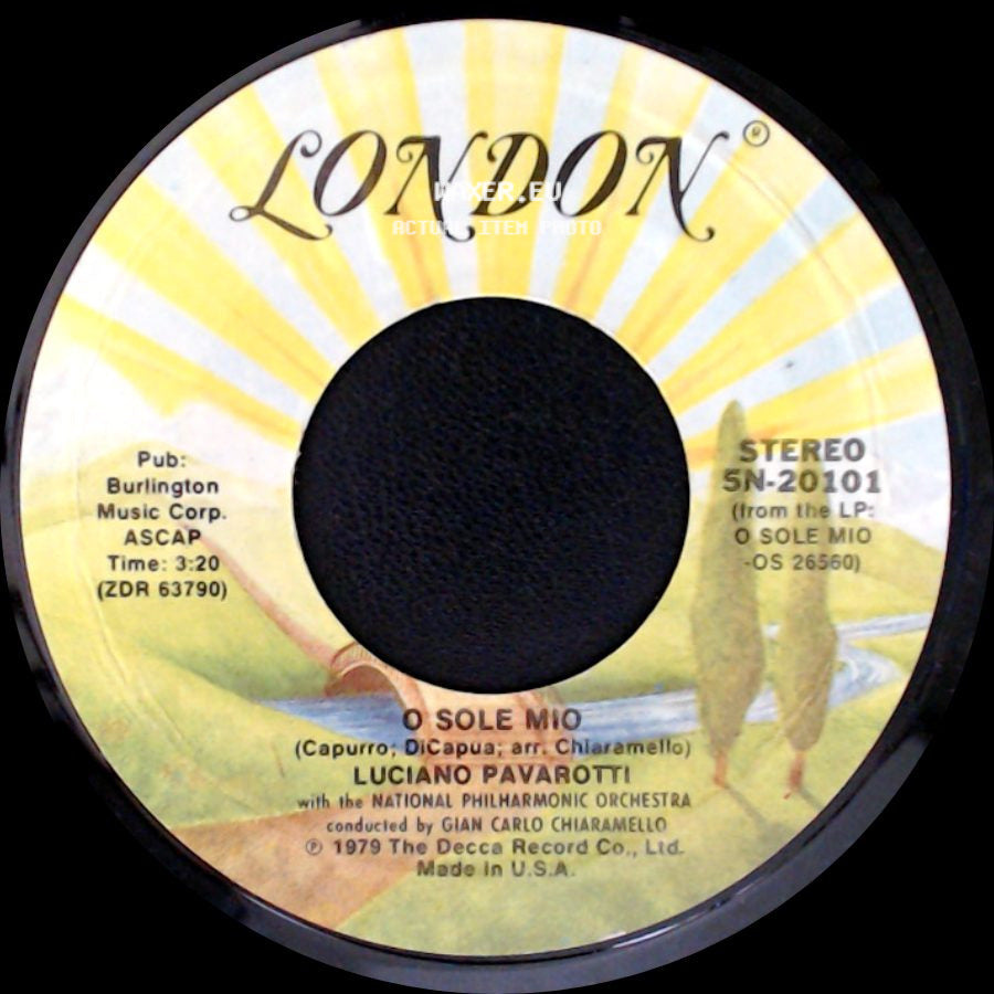 Luciano Pavarotti - Come Back To Sorrento (Torna A Surriento) / O Sole Mio side B