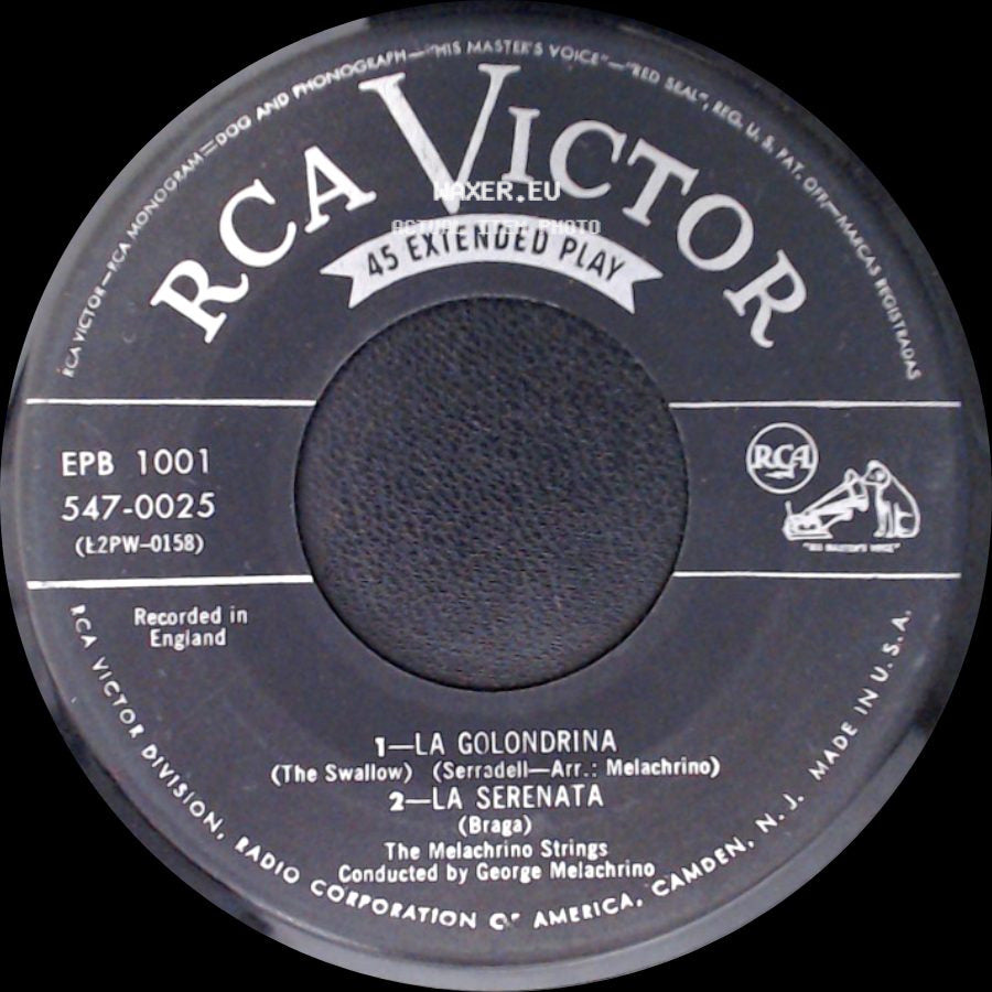 The Melachrino Strings - La Golondrina / La Serenata / Valse Bluette / By The Sleepy Lagoon side A