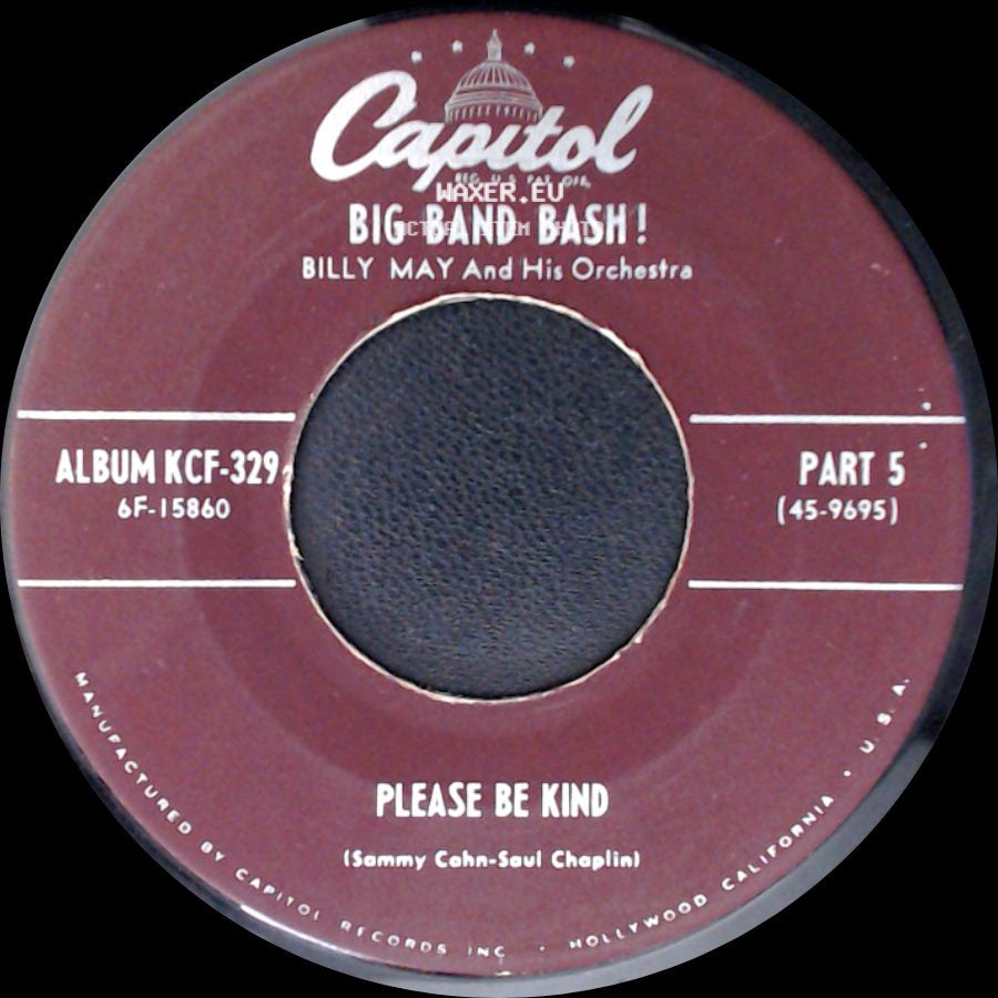 Billy May And His Orchestra - Please Be Kind / When Your Lover Has Gone side A