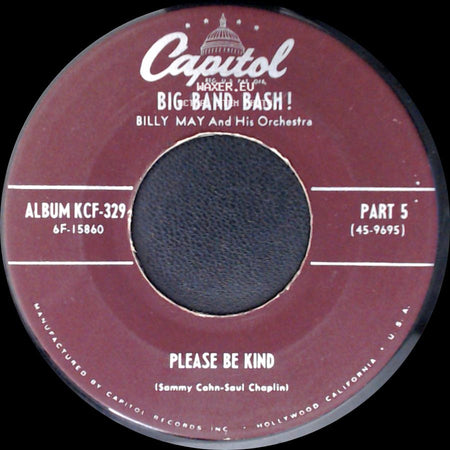 Billy May And His Orchestra - Please Be Kind / When Your Lover Has Gone side A