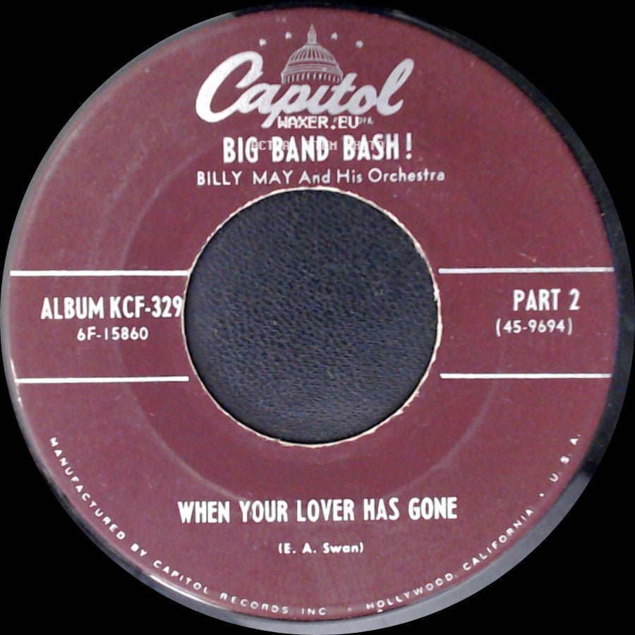 Billy May And His Orchestra - Please Be Kind / When Your Lover Has Gone side B