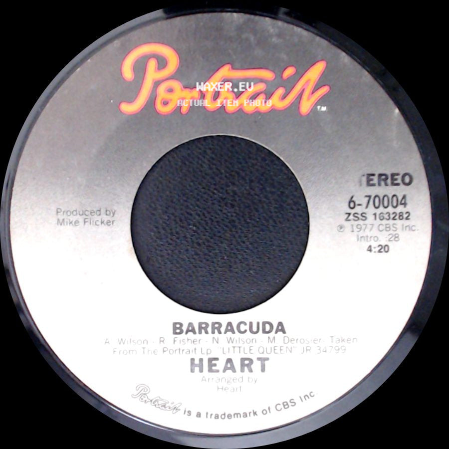 Heart - Cry To Me / Barracuda side B