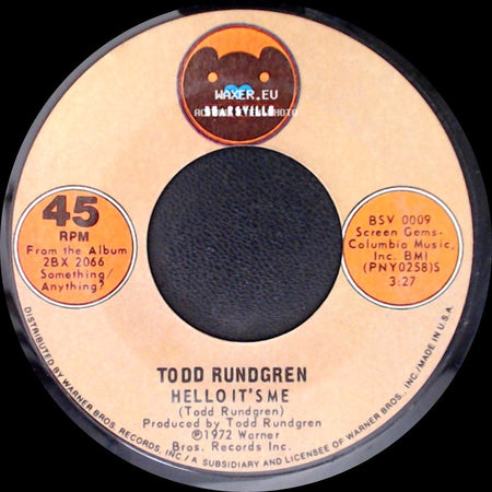 Todd Rundgren - Hello It's Me / Cold Morning Light side A