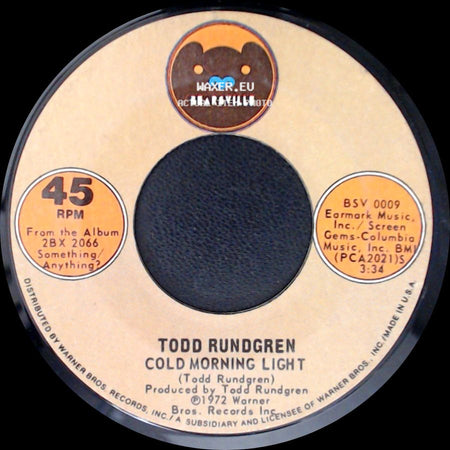 Todd Rundgren - Hello It's Me / Cold Morning Light side B