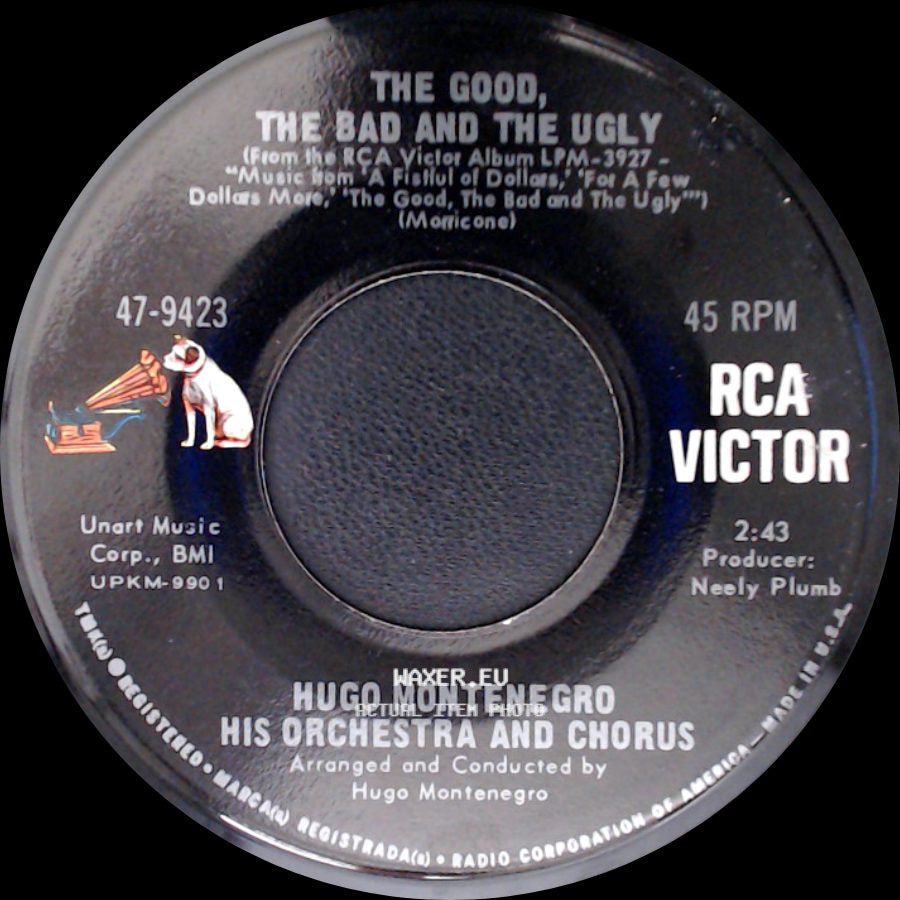 Hugo Montenegro His Orchestra And Chorus - March With Hope / The Good, The Bad And The Ugly side B