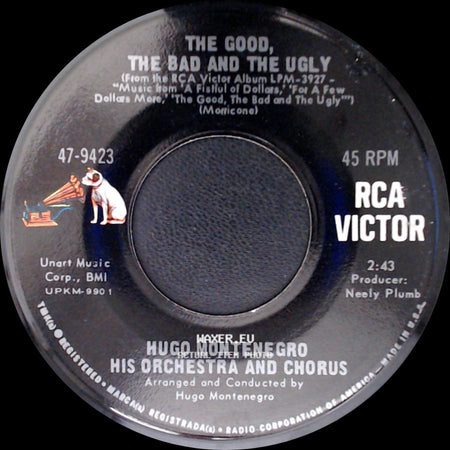 Hugo Montenegro His Orchestra And Chorus - March With Hope / The Good, The Bad And The Ugly side B