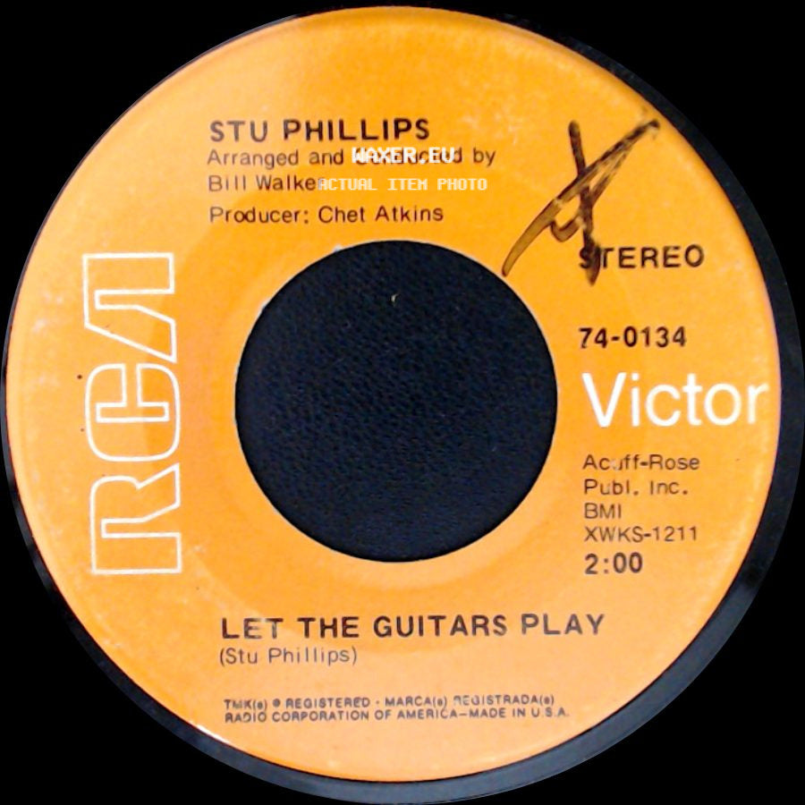 Stu Phillips - Rings Of Grass / Let The Guitars Play side B