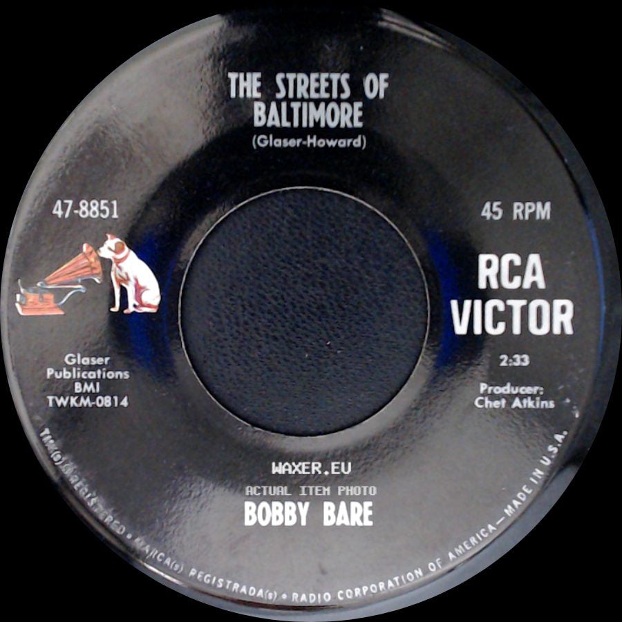 Bobby Bare - The Streets Of Baltimore / She Took My Sunshine Away side A