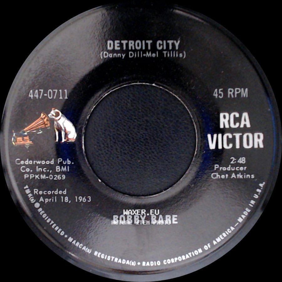 Bobby Bare - Detroit City / 500 Miles Away From Home side A
