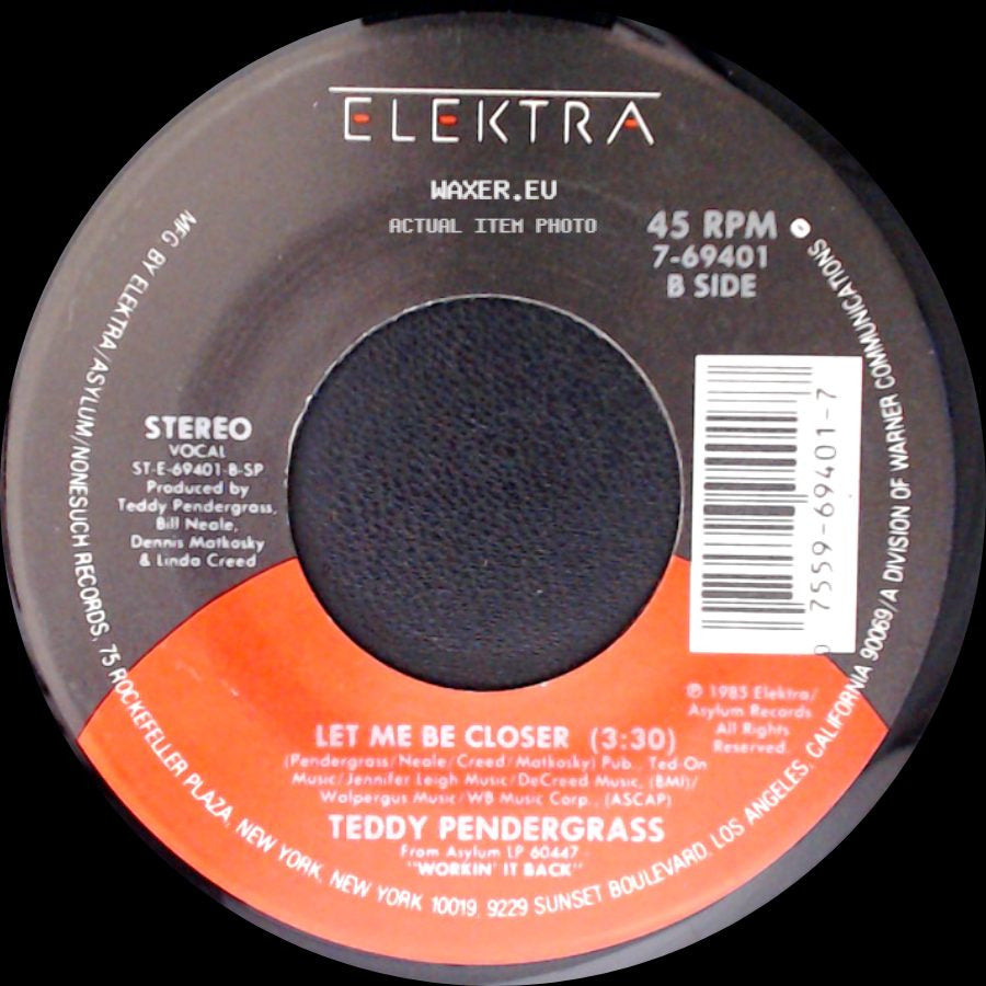 Teddy Pendergrass - Joy / Let Me Be Closer side B