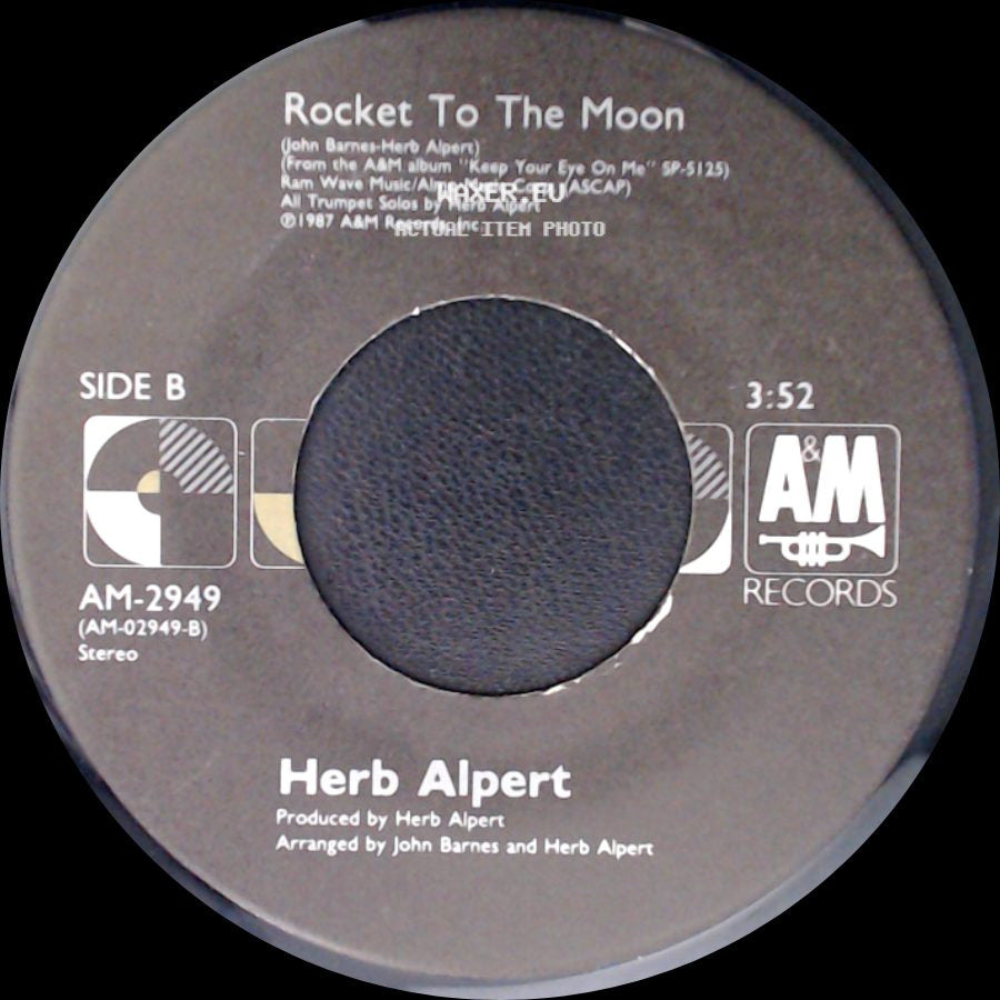 Herb Alpert - Making Love In The Rain / Rocket To The Moon side B