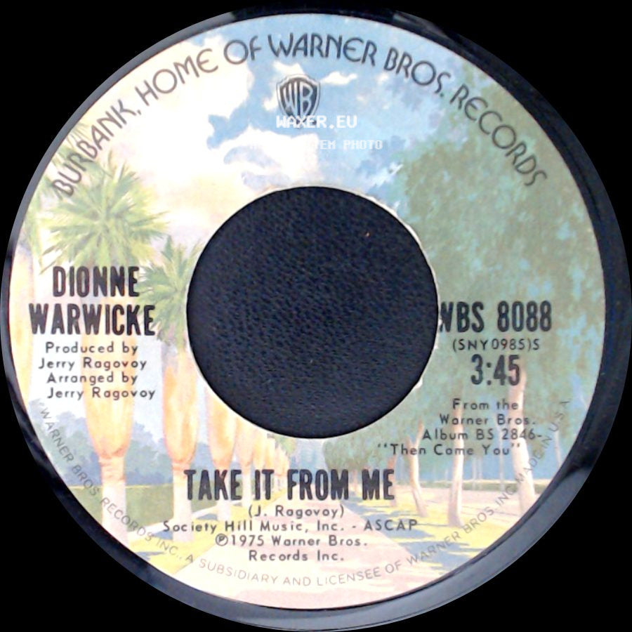 Dionne Warwicke - Take It From Me / It's Magic side A