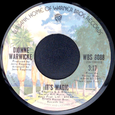 Dionne Warwicke - Take It From Me / It's Magic side B