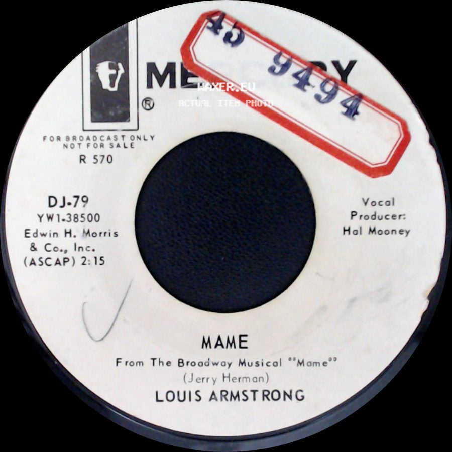 Louis Armstrong - Mame / Mame side B
