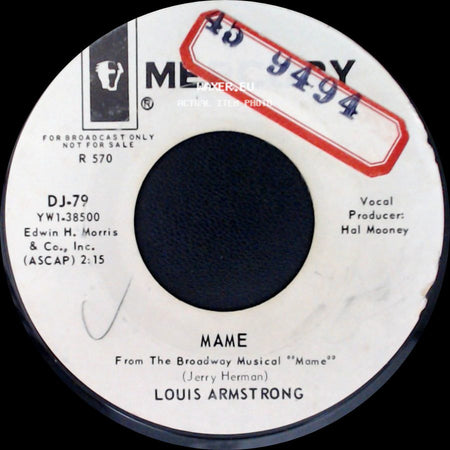 Louis Armstrong - Mame / Mame side B