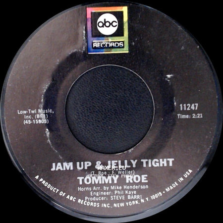 Tommy Roe - Jam Up & Jelly Tight / Moontalk side A