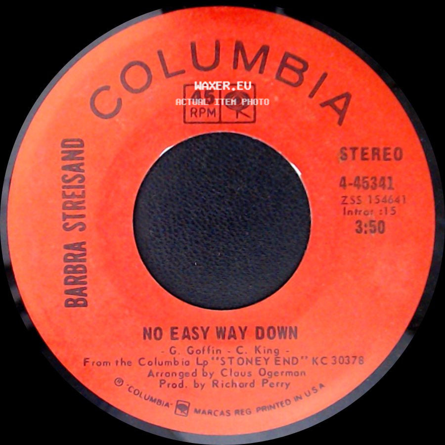 Barbra Streisand - No Easy Way Down / Time And Love side A