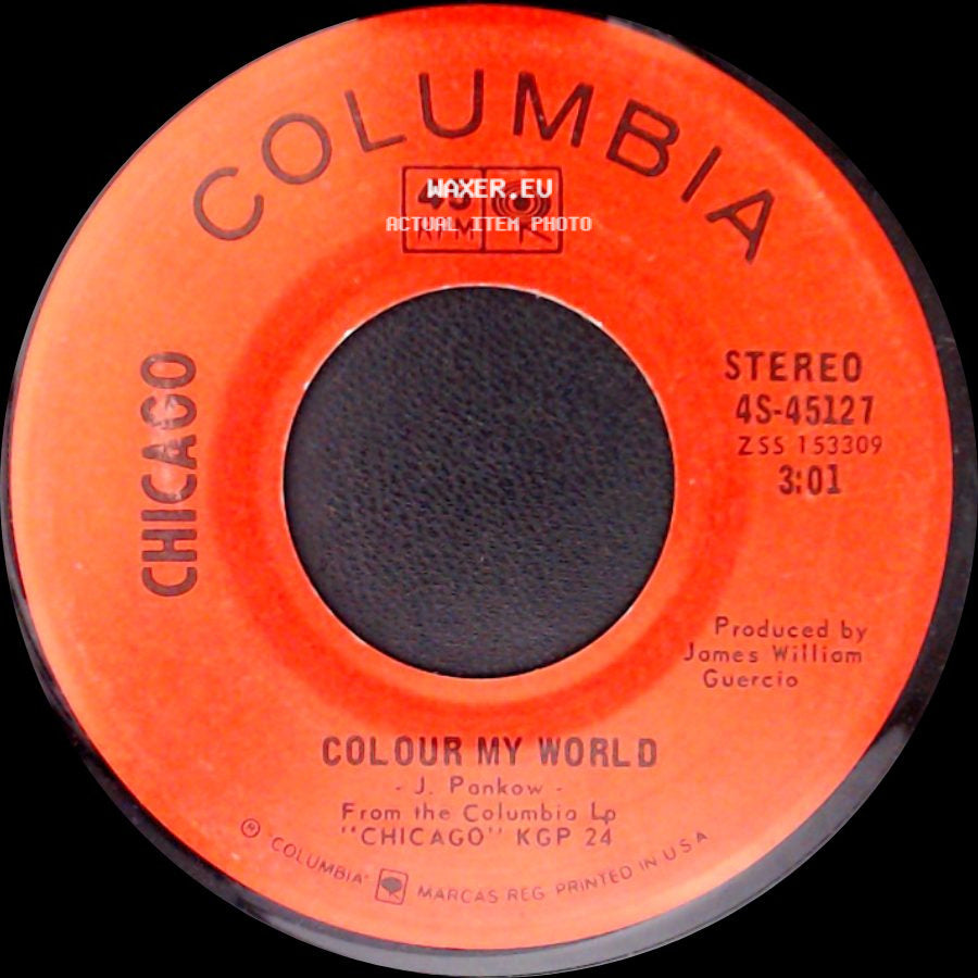 Chicago - Colour My World / Make Me Smile side A
