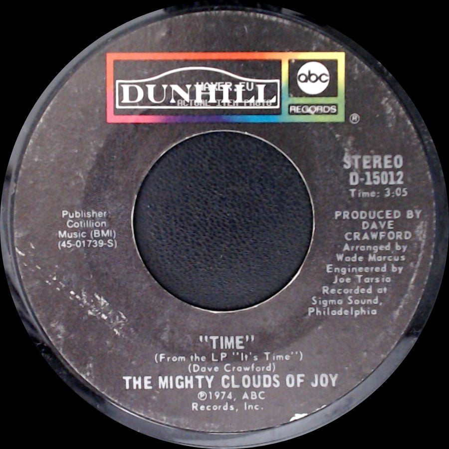 The Mighty Clouds Of Joy - "(You Think) You're Doin' It On Your Own" / Time side B