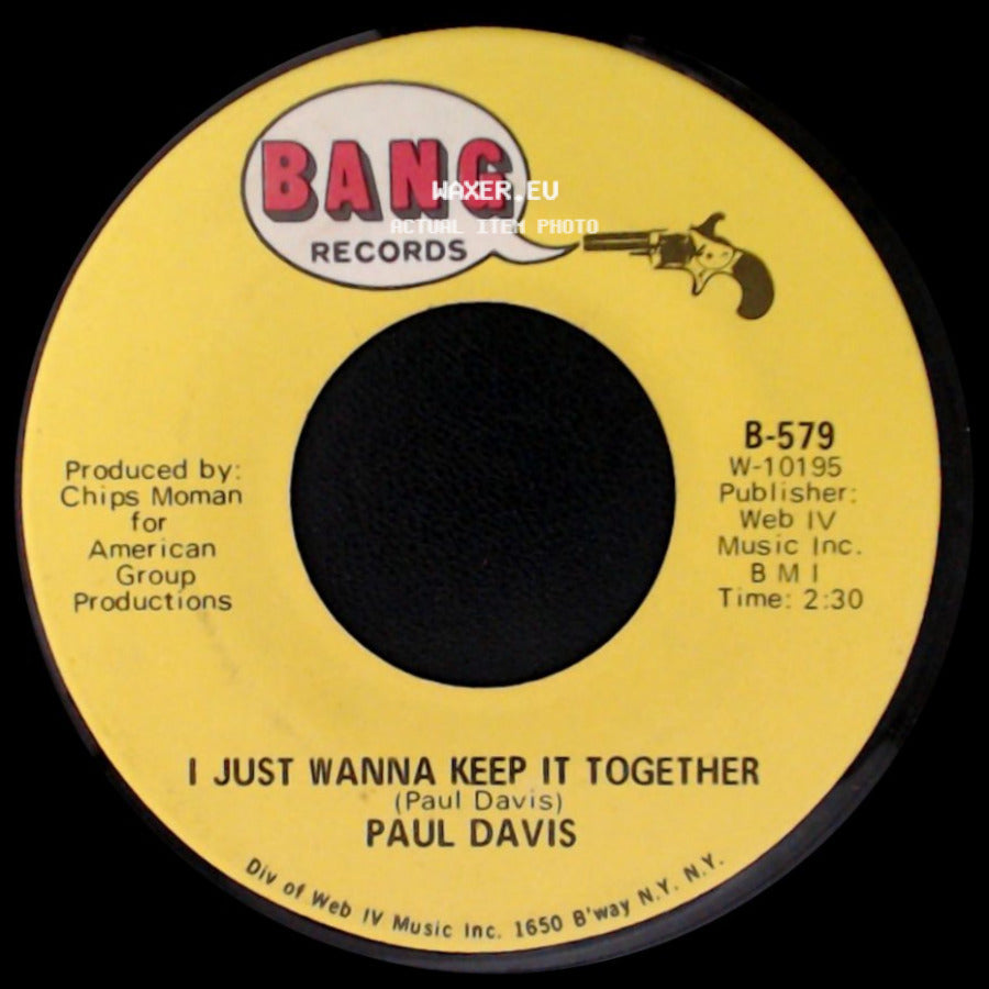 Paul Davis - I Just Wanna Keep It Together / Pollyana side A