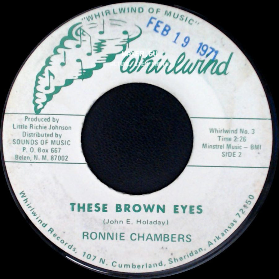 Ronnie Chambers - Bandido / These Brown Eyes side B