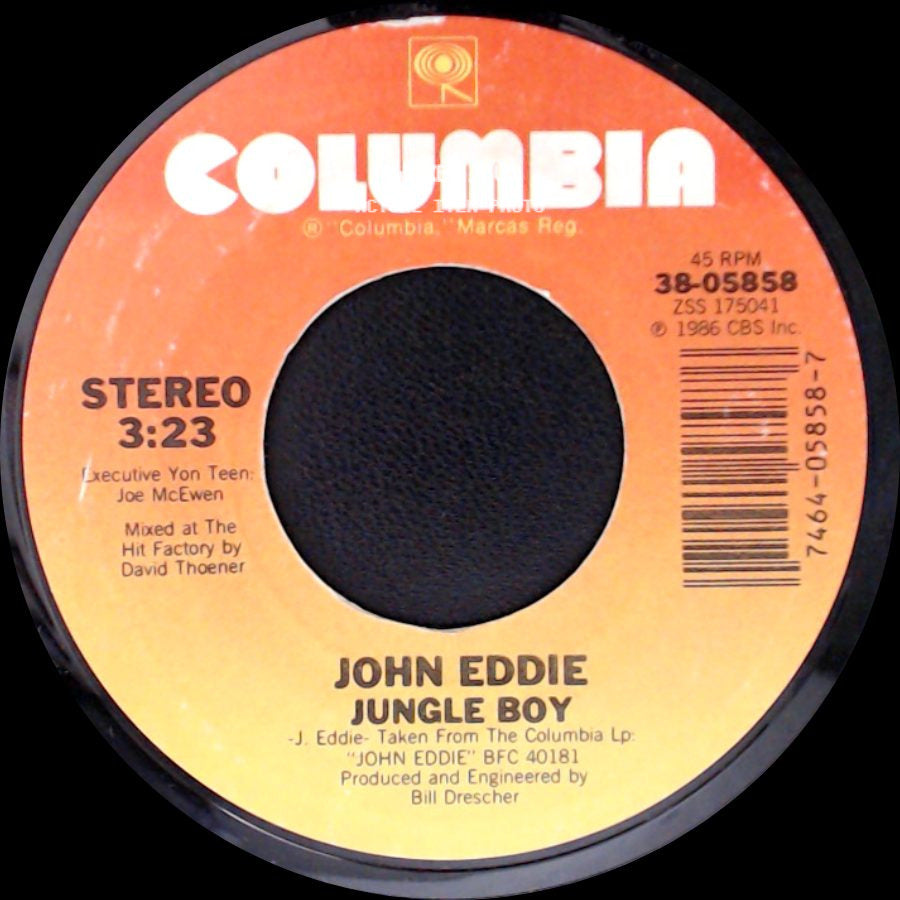 John Eddie - Jungle Boy / Mary's Ghost side A