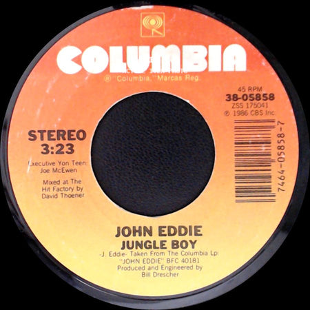 John Eddie - Jungle Boy / Mary's Ghost side A