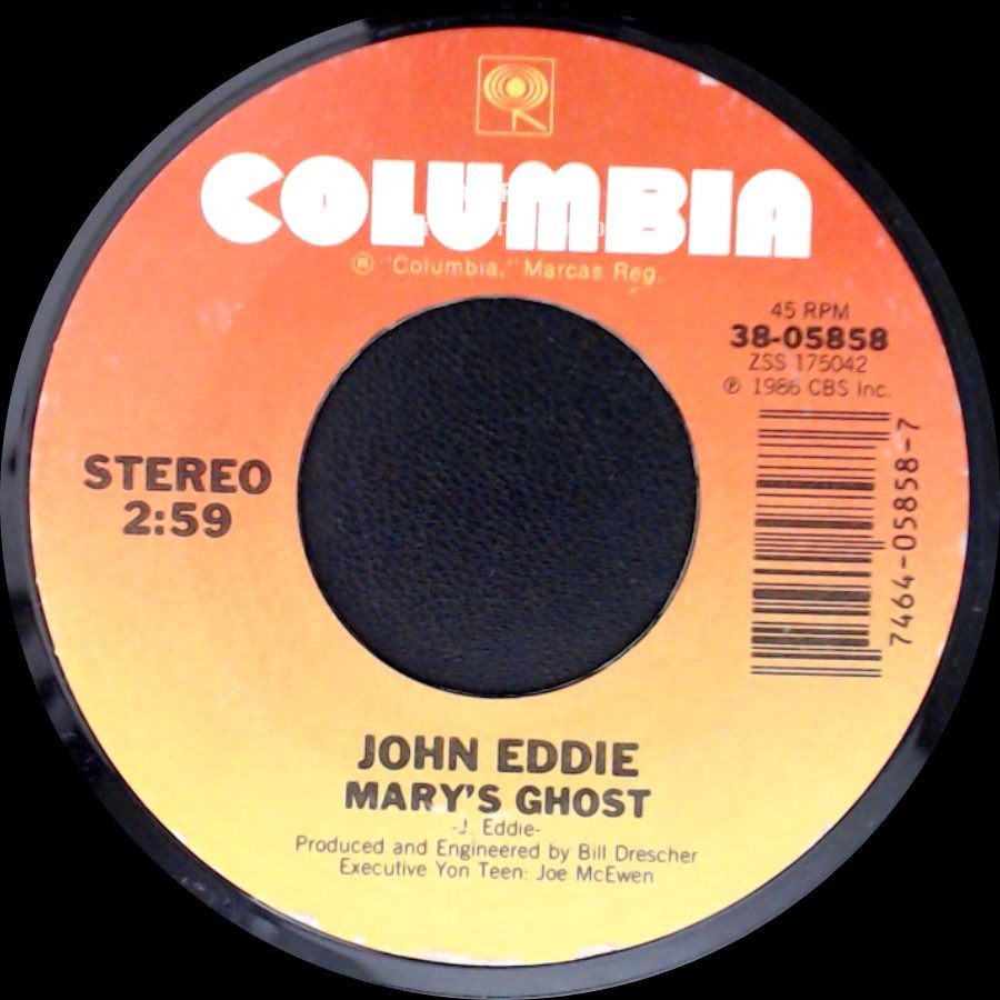 John Eddie - Jungle Boy / Mary's Ghost side B