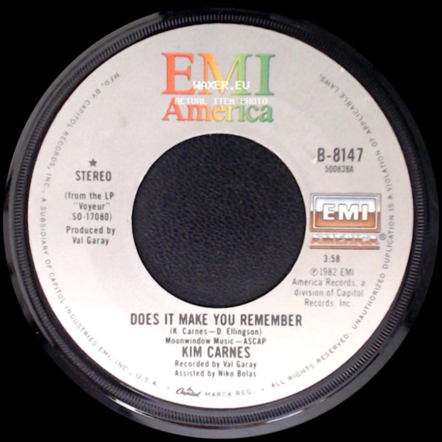 Kim Carnes - Does It Make You Remember / Take It On The Chin side A