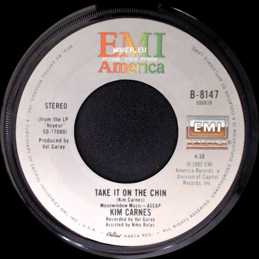 Kim Carnes - Take It On The Chin / Does It Make You Remember side A