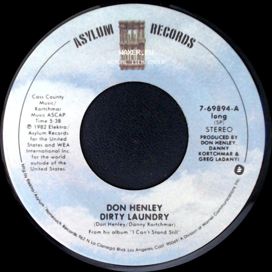 Don Henley - Lilah / Dirty Laundry side B