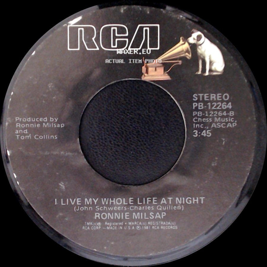 Ronnie Milsap - I Live My Whole Life At Night / (There's) No Gettin' Over Me side A