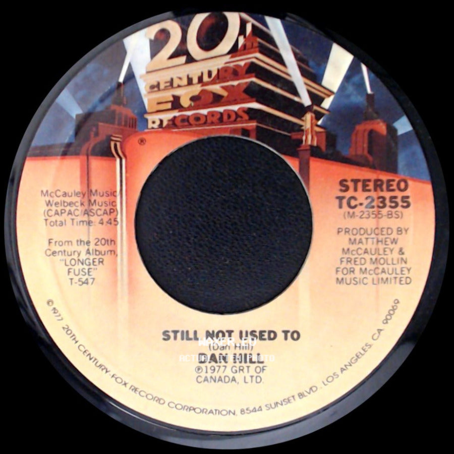 Dan Hill - Sometimes When We Touch / Still Not Used To side B