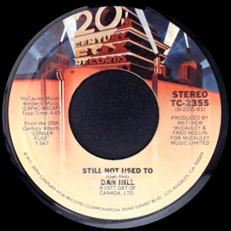 Dan Hill - Sometimes When We Touch / Still Not Used To side B